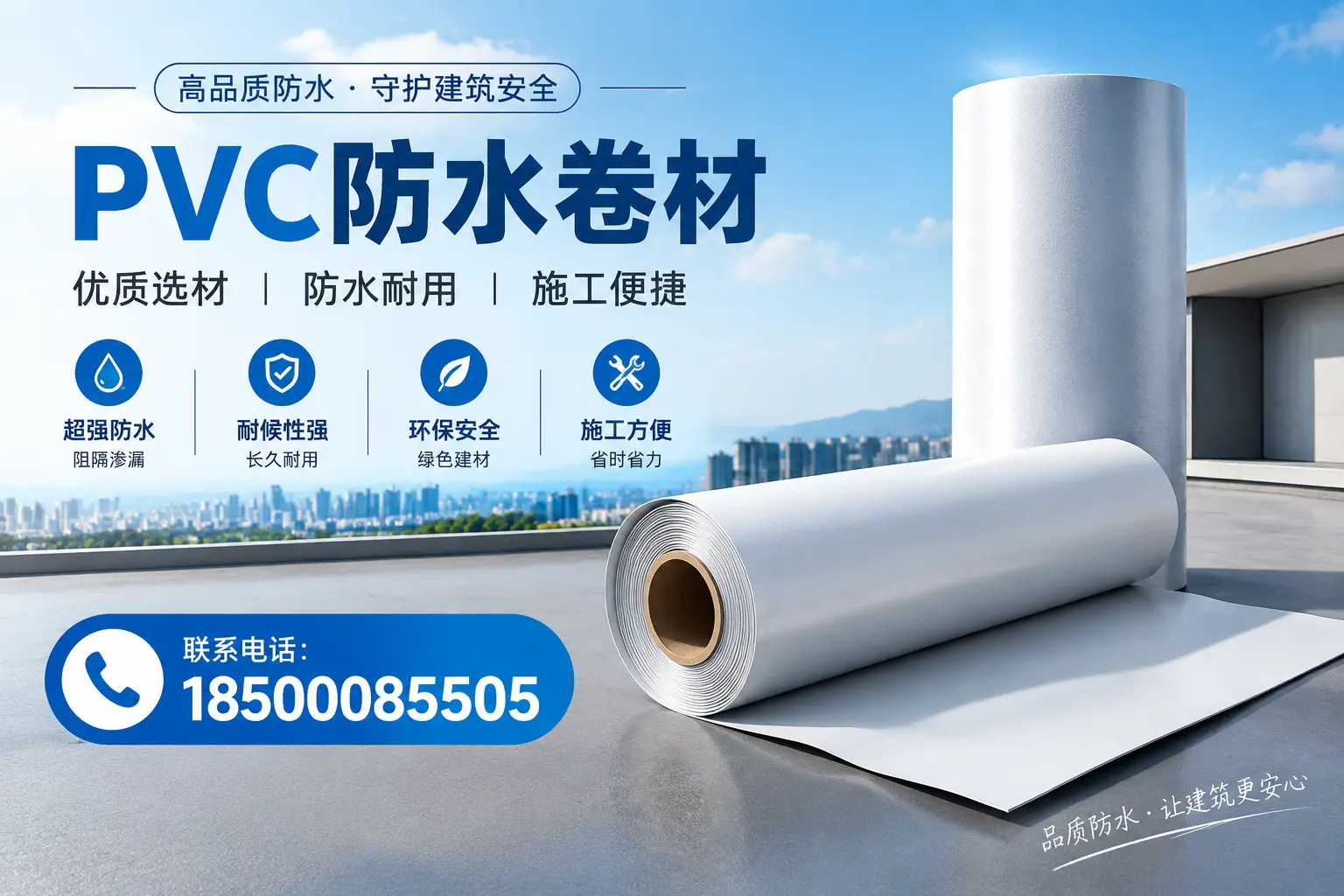 如何评估PVC防水卷材的性价比?海口消费者必读